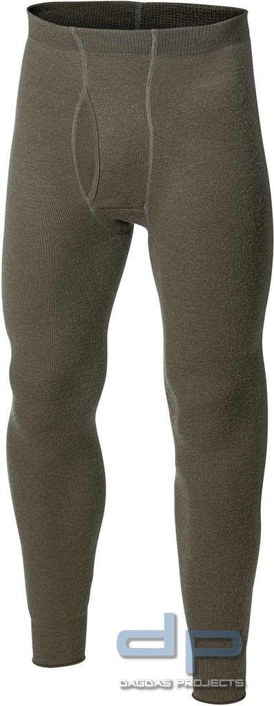 Woolpower Unterhose lang mit Eingriff 200 Pine Green
