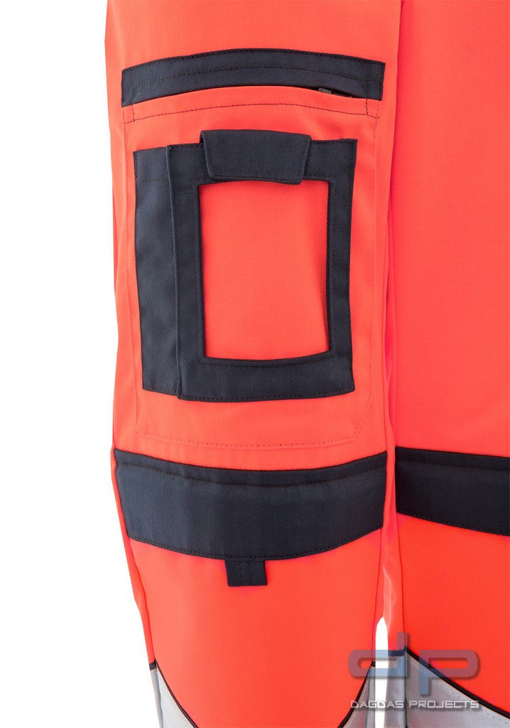 HOSE MÜNSTER KL 2, MISCHGEWEBE LEUCHTROT