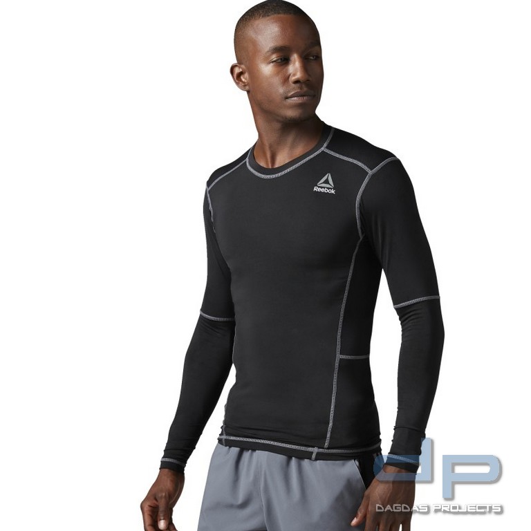 Reebok® Herren Langarm-Shirt, Compression