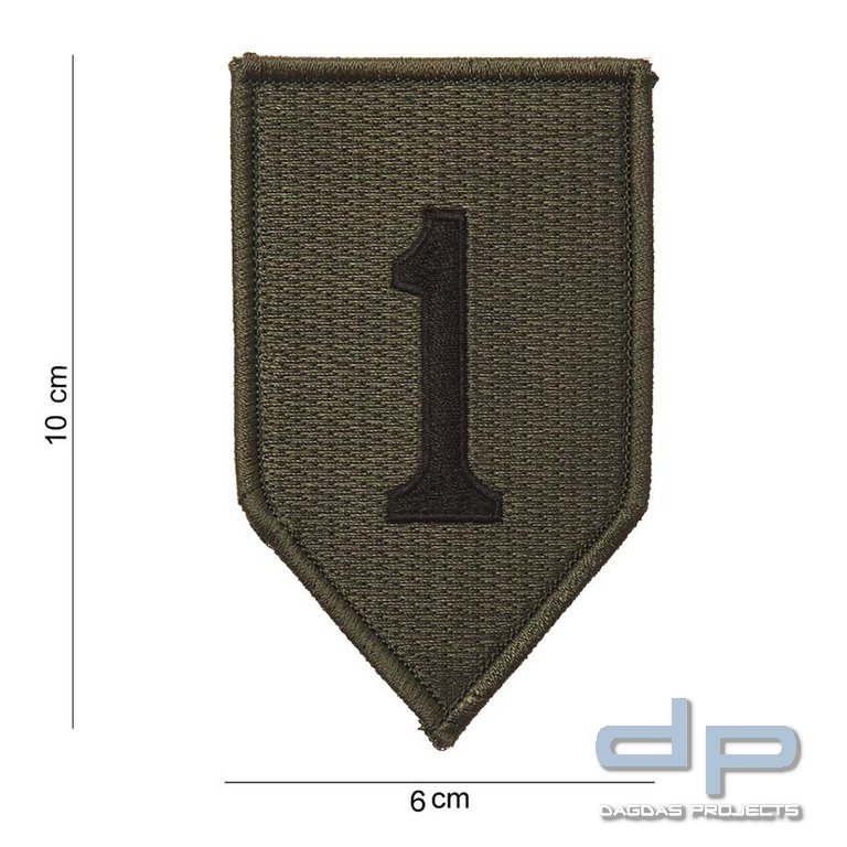 Emblem Stoff Black One