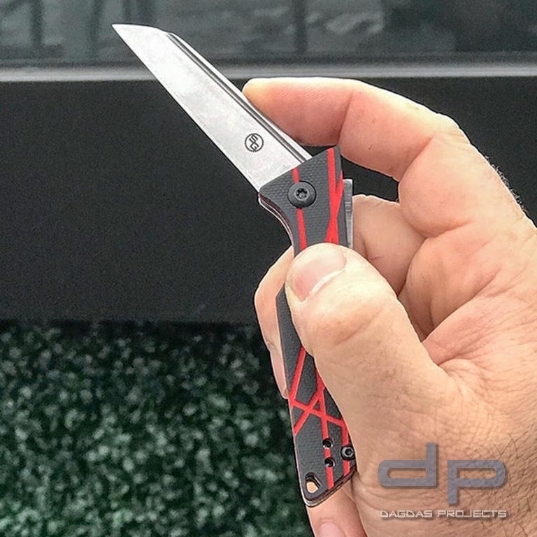 Taschenmesser Ledge rot