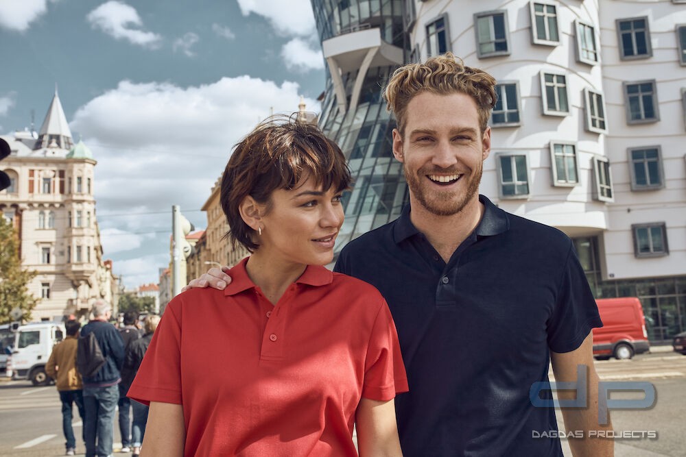 Basic Active Polo mit Wunschaufdruck in verschiedenen Farben