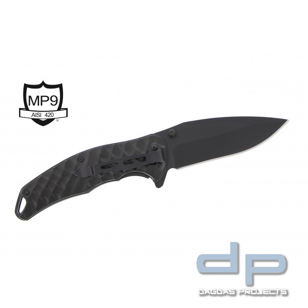 MP9 Einhandmesser Black Tiger