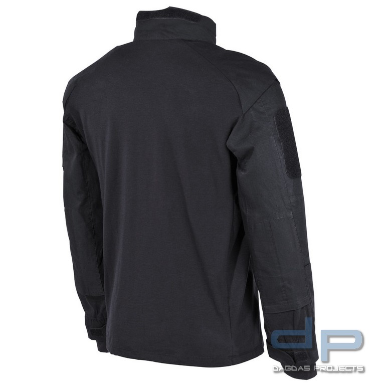 US Tactical Hemd, langarm, schwarz