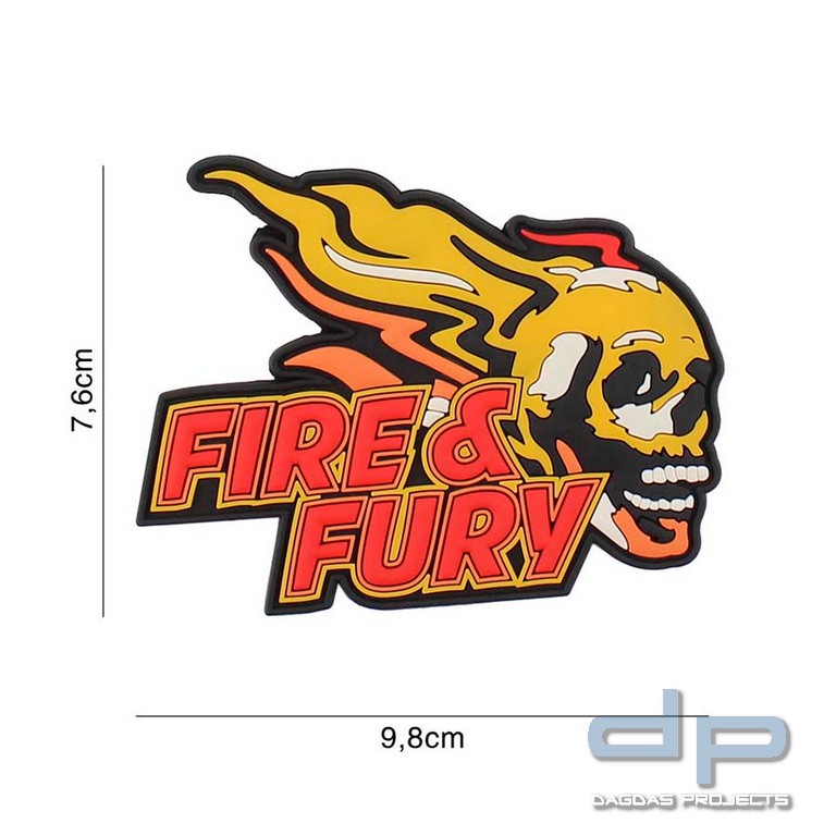 Emblem 3D PVC Fire & Fury