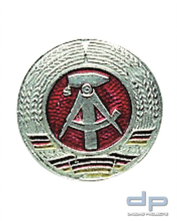 NVA KOKARDE METALL SILBER VPE 50