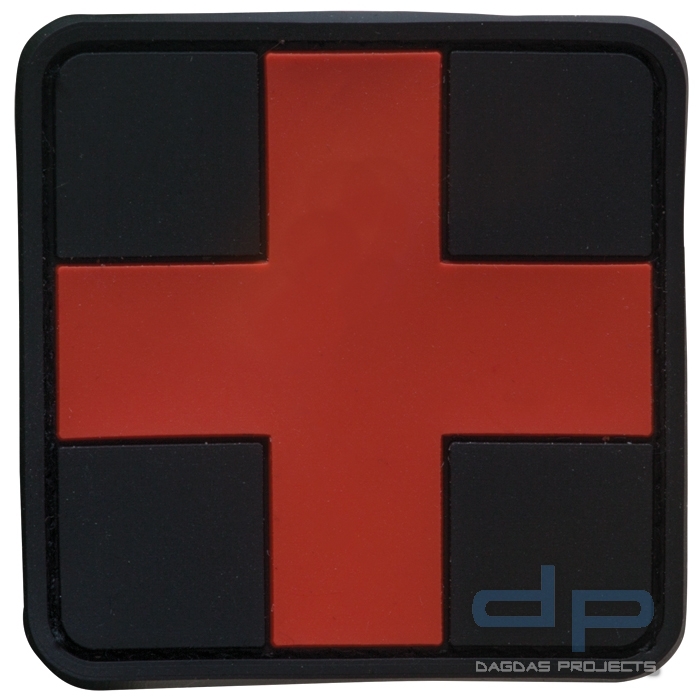 3D Rubber Patch First Aid Large in verschiedenen Farben
