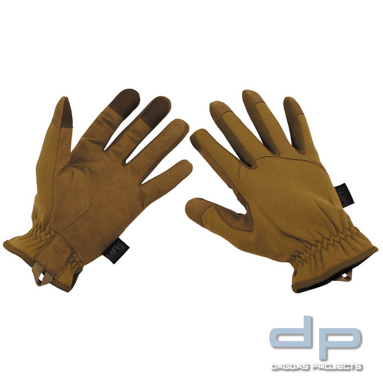 Fingerhandschuhe, coyote tan, "Lightweight"