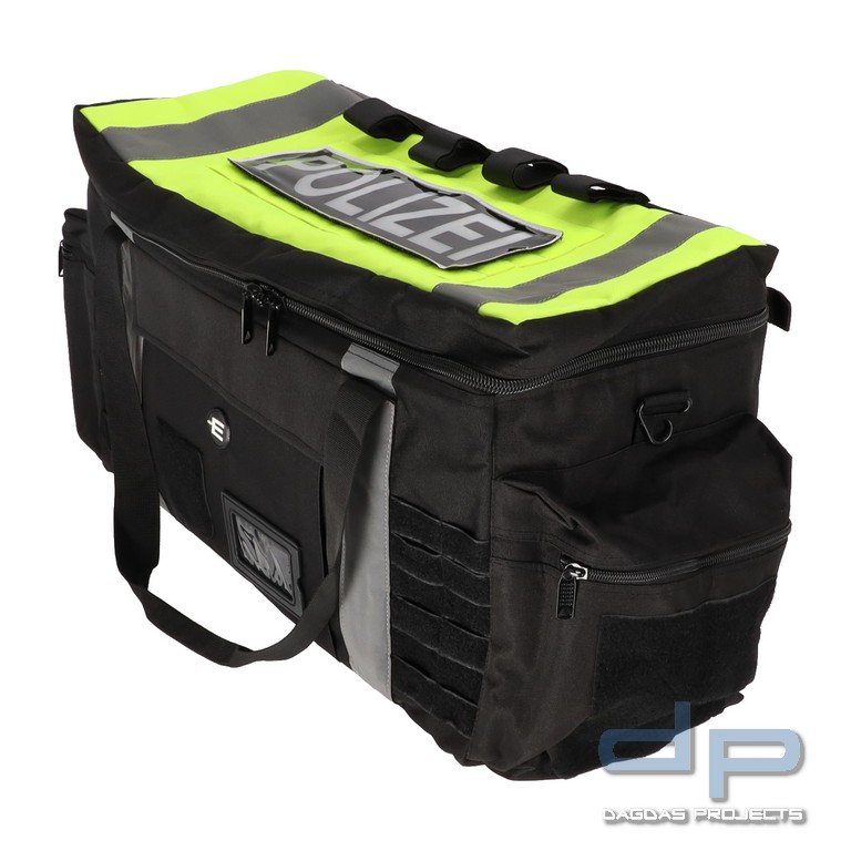ETZEL® EINSATZ- UND AUSRÜSTUNGSTASCHE HIGHVIZ, SCHWARZ / NEONGELB VOLUMEN: 40 LITER
