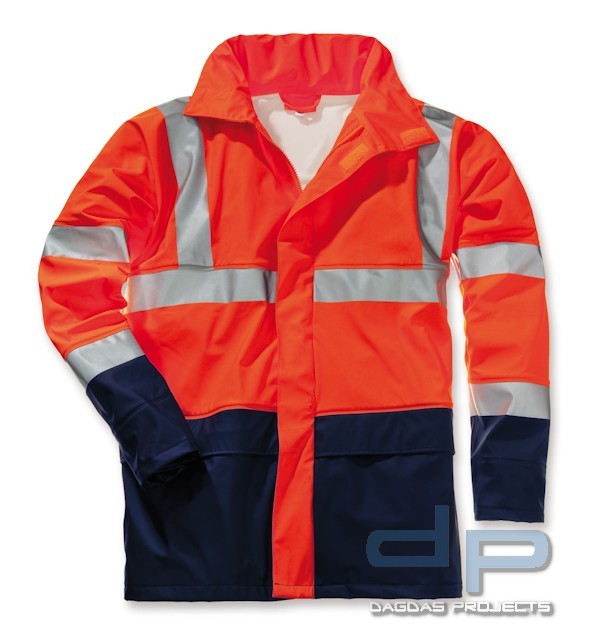 PU- WARNSCHUTZJACKE in Orange/Navy