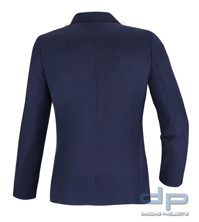Uniformjacke 55%/45% Polyester/Schurwolle Kammgarn-Serge mit Vorrichtung für Schulterstücke