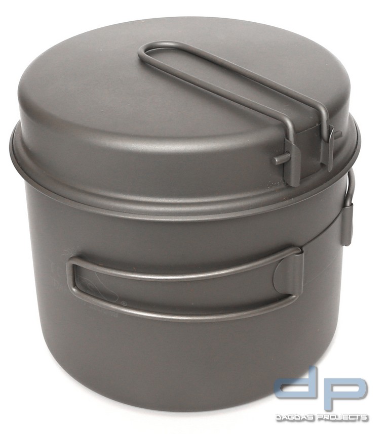 Toaks Titanium Pot 1600 ml mit Pfanne