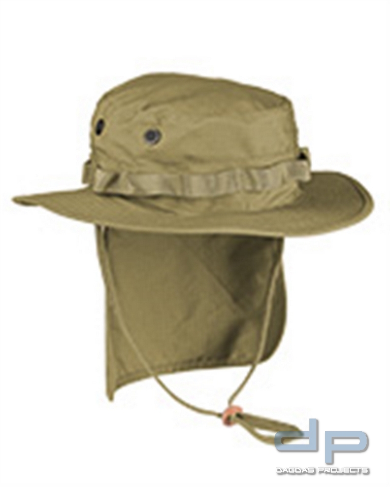 BRIT.BOONIE R/S M.NECKFLAP COYOTE 5 Stück