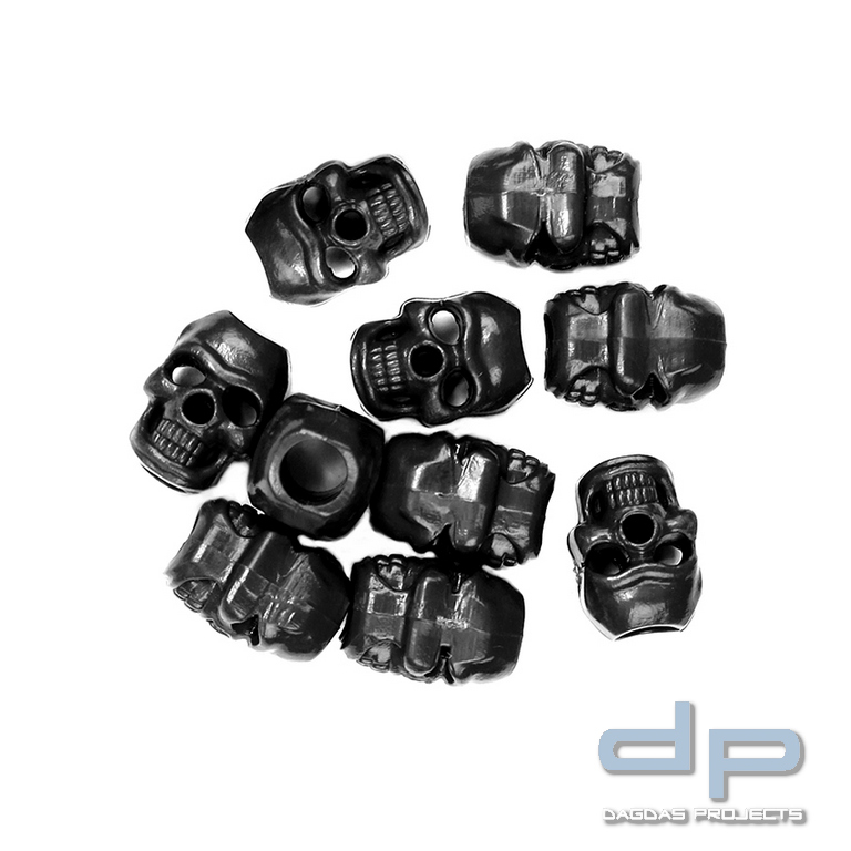 Tactical cord stopper skull set 10 stck. in verschiedenen Farben