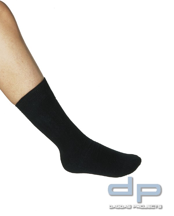 Baumwollsocken 5 er Pack in Schwarz