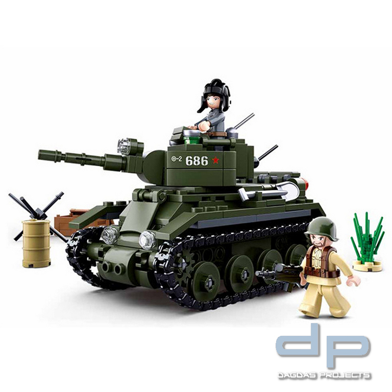 Sluban WWII Allied cavalry tank M38-B0686 #16115