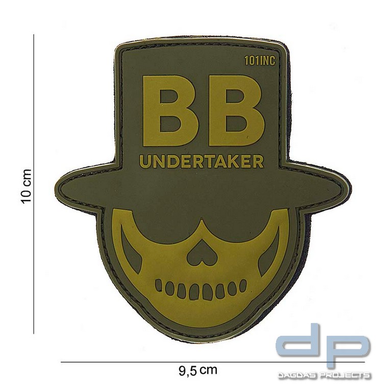 Emblem 3D PVC BB Undertaker grün