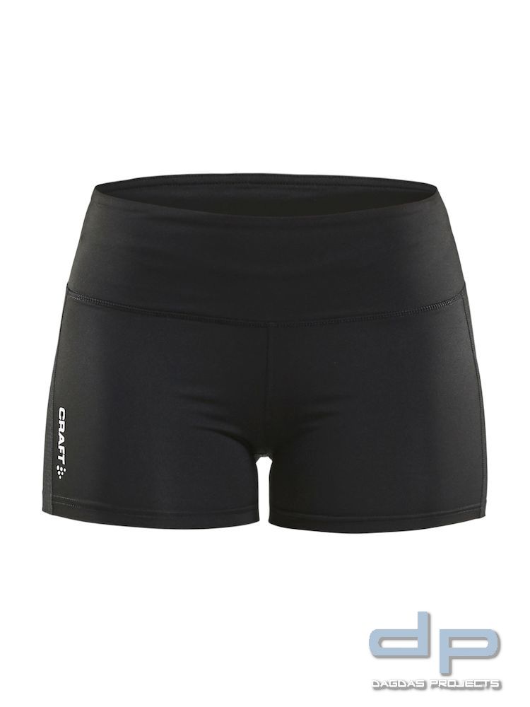 Craft Rush Hot Pant für Damen in Schwarz