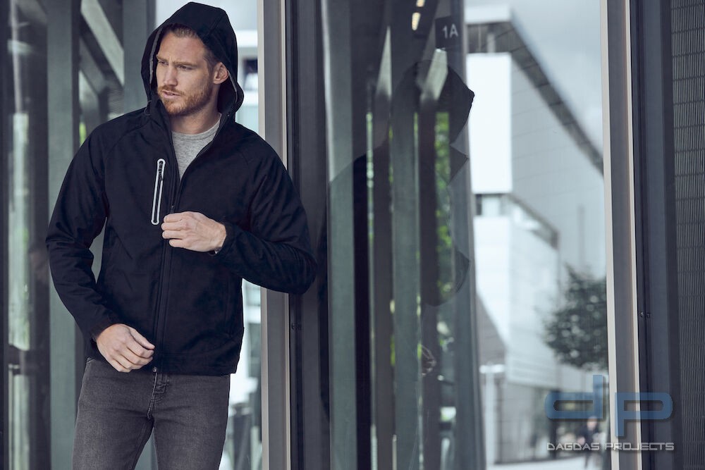 Herren Behörden Softshelljacke "Milford Jacket" in verschiedenen Farben mit Aufdruck nach Wunsch
