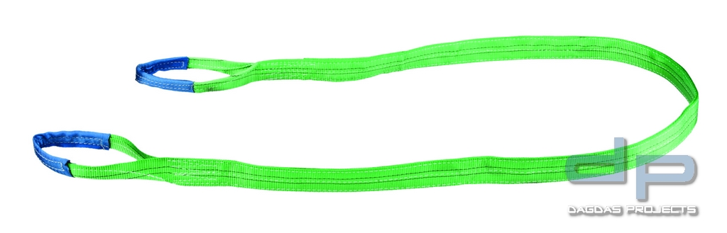 60 mm Hebeband EN 1492-1 60 mm X 2 m grün