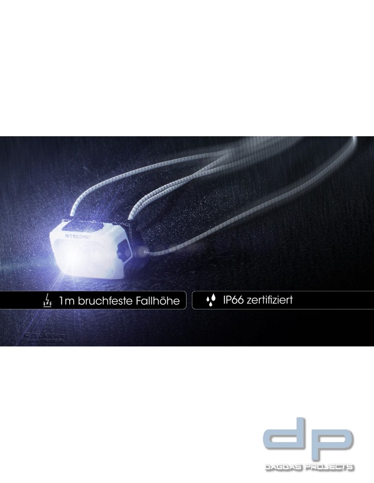 NiteCore® NU21 Stirnlampe - 360 Lumen