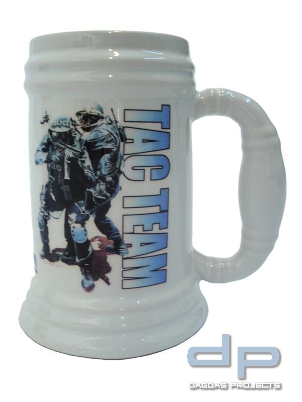 DICK KRAMER Bierkrug "TAC TEAM"