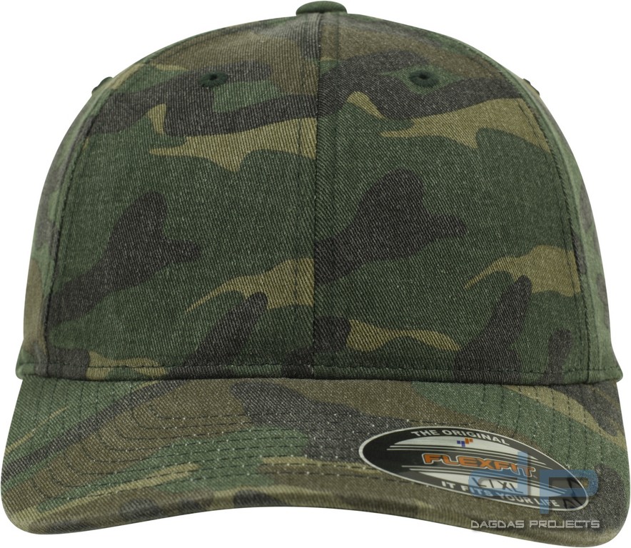 Flexfit Garment Washed Camo Cap