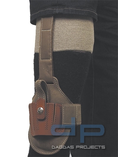 Radar Knöchelholster Braun Universal - Links