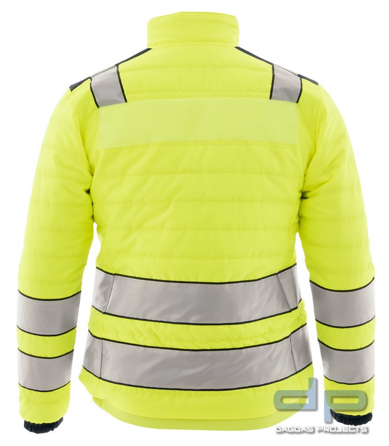 Warnschutz-Steppjacke "Night Hawk" leuchtgelb-marine
