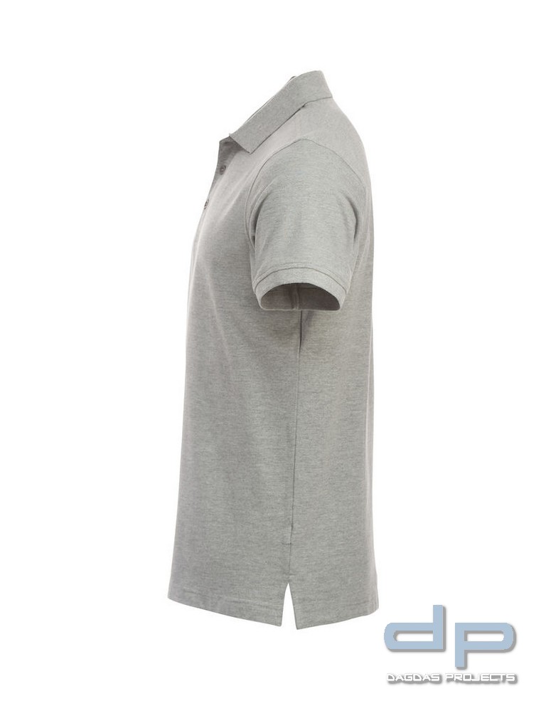 Behörden Polo Shirt Classic Lincoln S/S Graumeliert Größe L