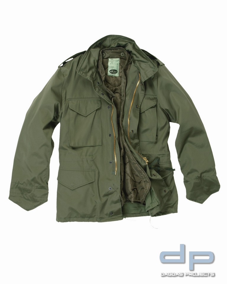 US Style Feldjacke M65 mit Futter oliv