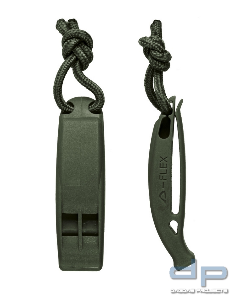 SIGNALPFEIFE TACTICAL MOLLE (2 ST./BLISTER)OLIV VPE 10x2