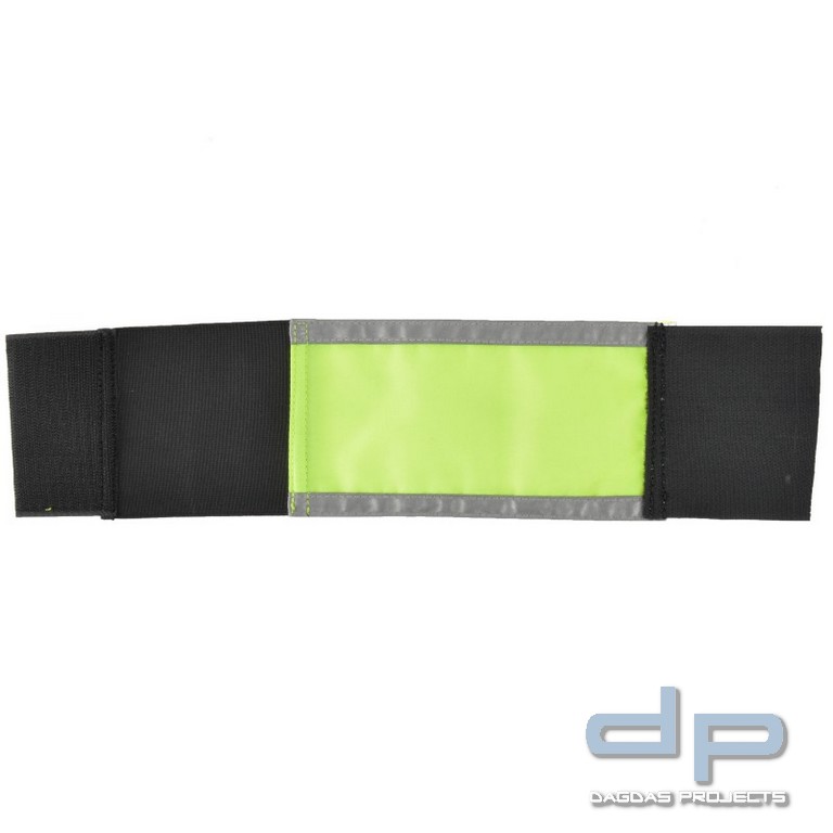 Armbinde mit Reflexstreifen (neon-gelb), unbedruckt Größe XXL
