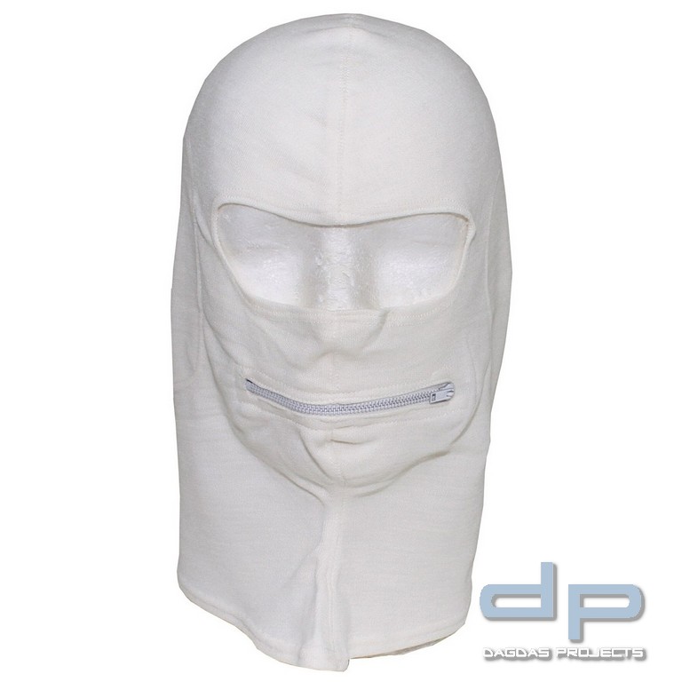 Italienische Sturmhaube, weiß, neuwertig VPE 10