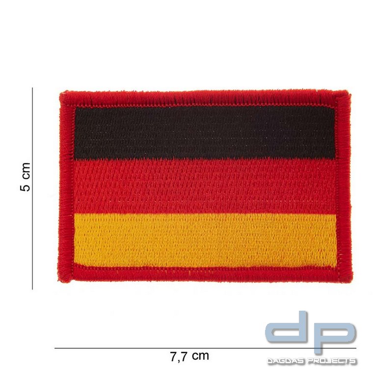 Emblem Stoff Flagge Deutschland (klein)