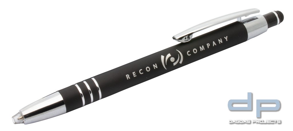 RECON KUGELSCHREIBER "POLICE PEN" MIT LED-BELEUCHTETER SPITZE