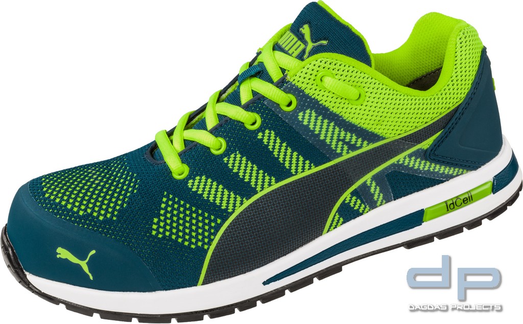Puma Sicherheitsschuh ELEVATE KNIT GREEN LOW S1P ESD HRO SRC