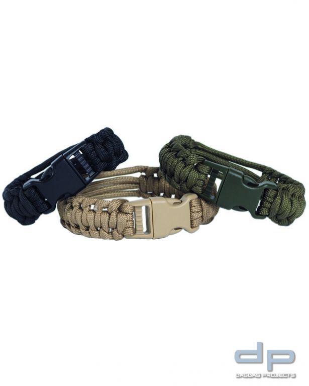 PARACORD UHRENARMBAND verschiedene Farben 5 Stück