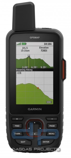 GARMIN GPSMAP 67I GPS-NAVIGATIONSGERÄT MIT INREACH®-SATELLITENTECHNOLOGIE