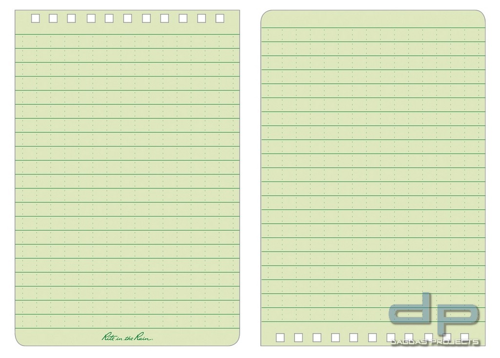 Rite in the Rain Tactical Notebook 4" x 6" Farbe: Tan