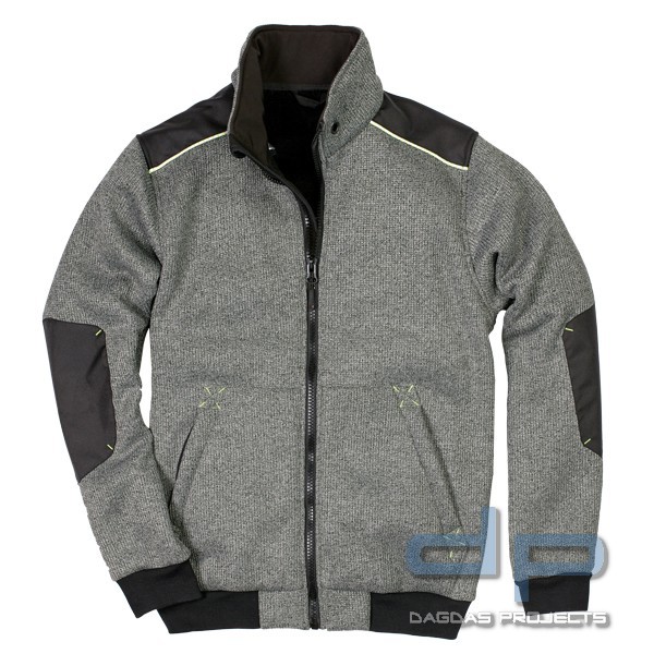 STRICK-BLOUSON PIERING in Oliv