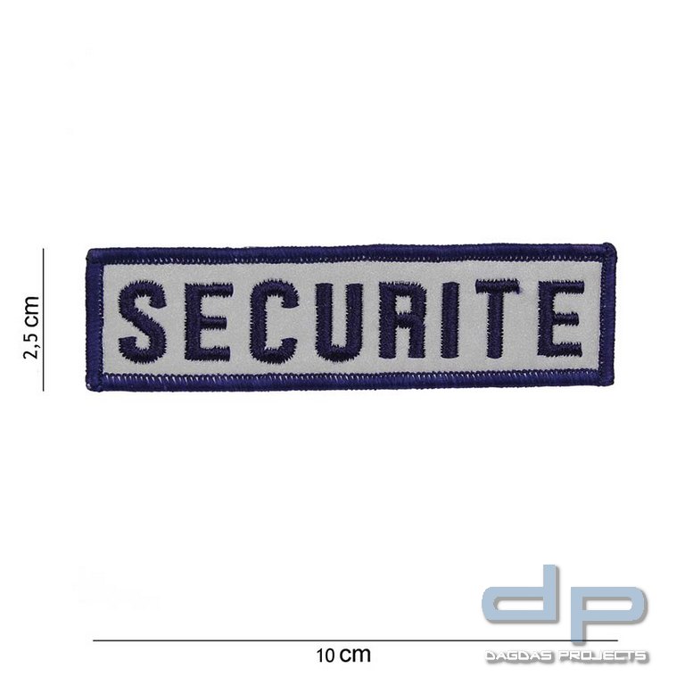 Emblem Stoff Securite reflektierend