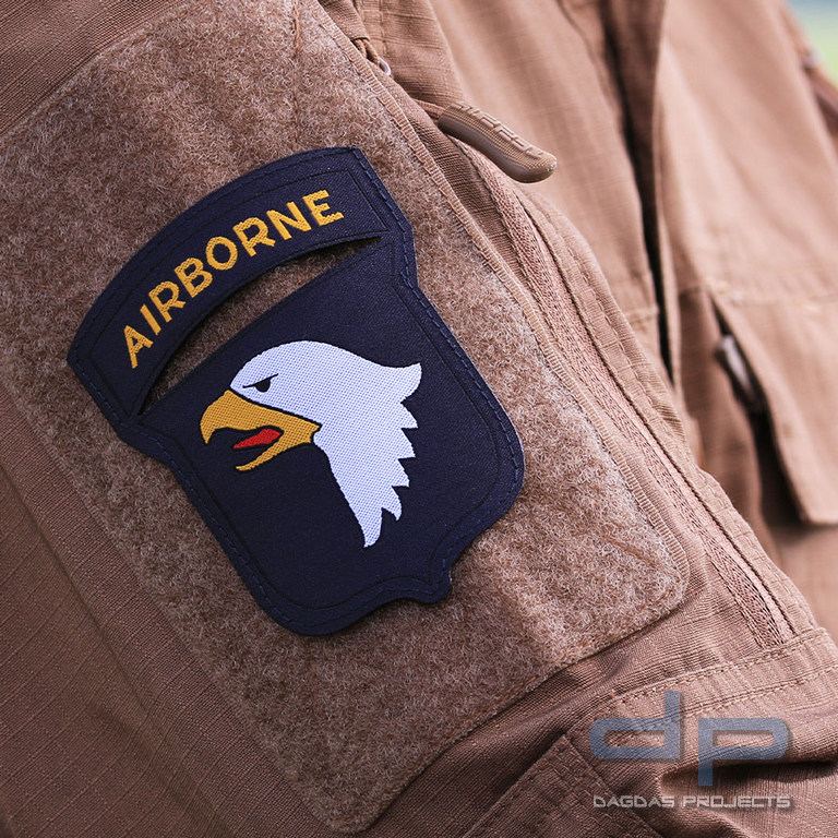Emblem Stoff fein gewebt 101st Airborne