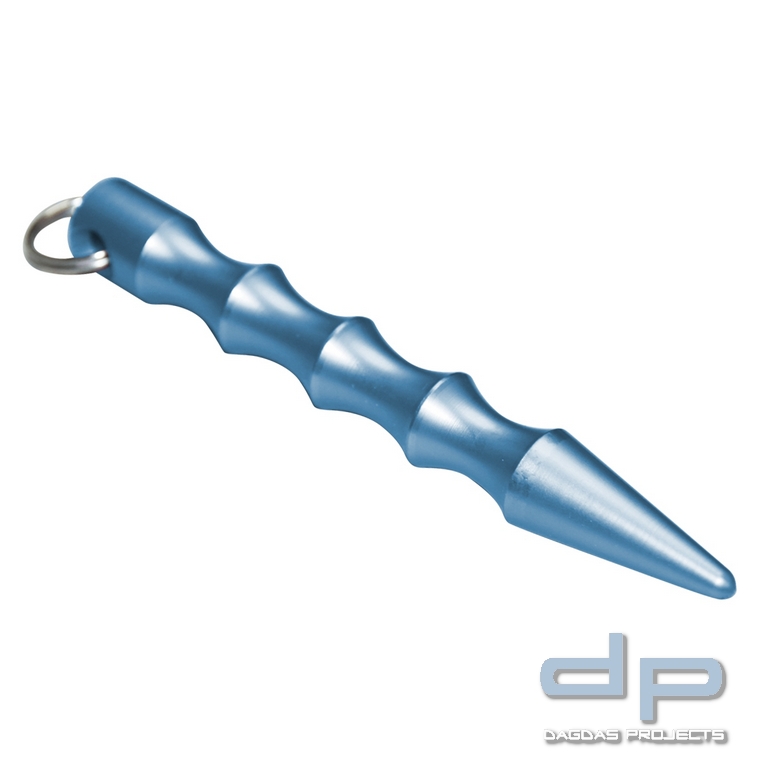 Kubotan Key Chain, Aluminium (Griff gewellt)