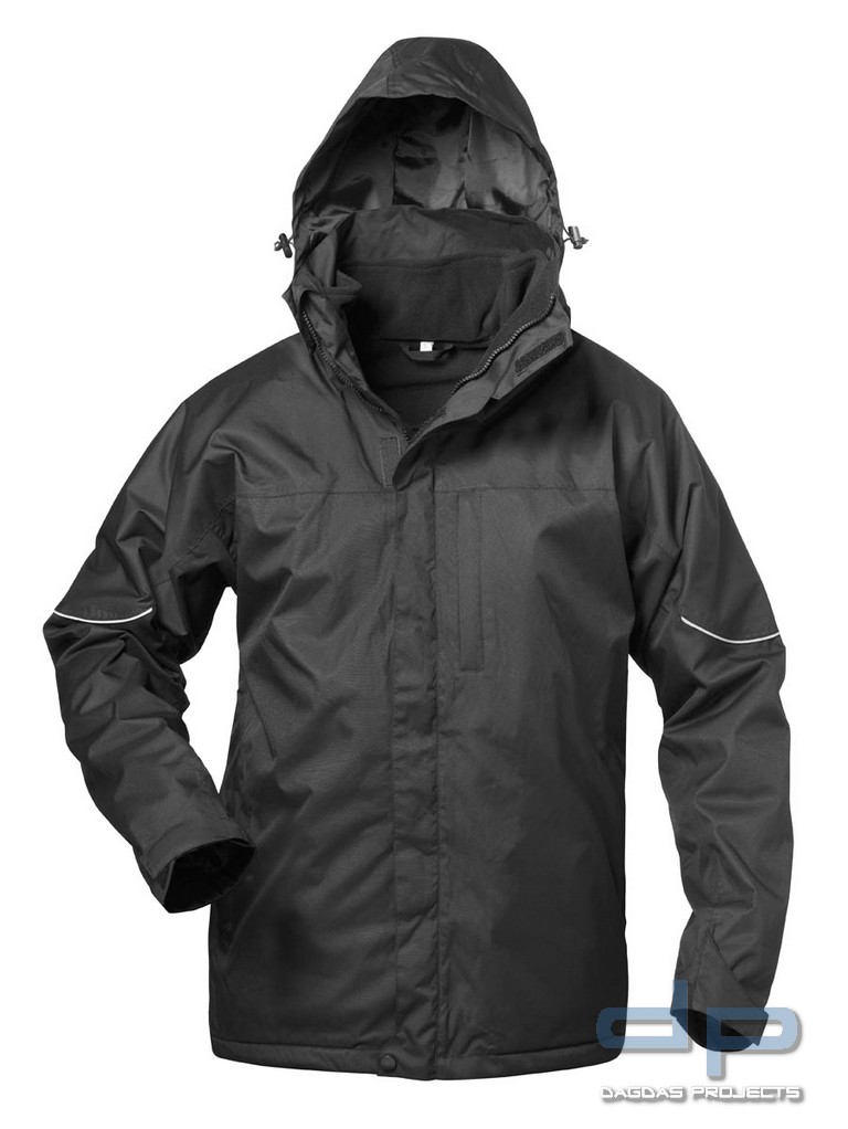 3-IN-1 OUTDOORJACKE in SCHWARZ und GRAU/SCHWARZ