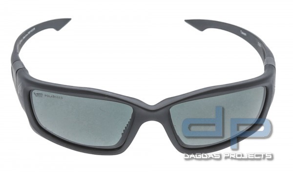 EDGE TACTICAL BLADE RUNNER POLARIZED SMOKE VAPOR SHIELD LENSES, FARBE: SCHWARZ