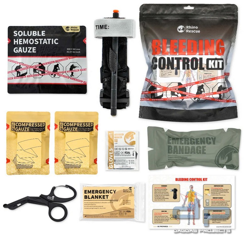 Rhino Rescue Bleeding Control Kit (Erste-Hilfe Set)