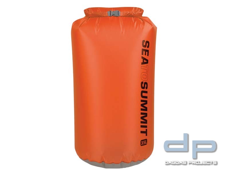 Sea to Summit Ultra-Sil Drysack 35L, orange, Volumen 35 L., Ultra-Sil 30D, Hypalon Rollverschluss