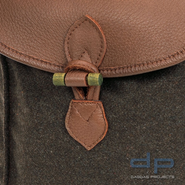 AKAH Rucksack "Loden de Luxe" mit Elch-Leder