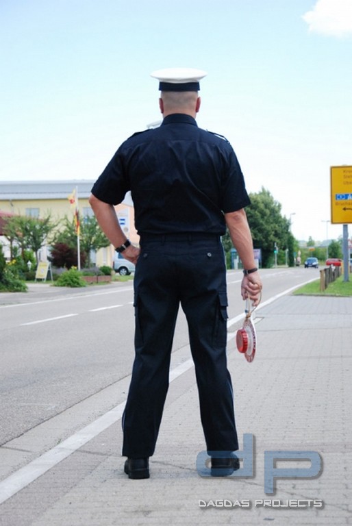 Polizei Diensthose BW mit Seitenstreifen